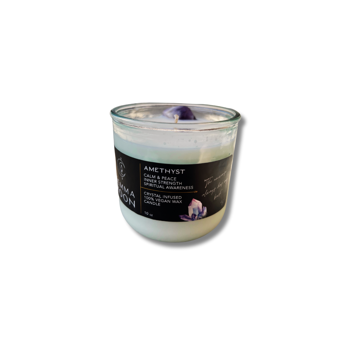 Glass Gemstone Candle