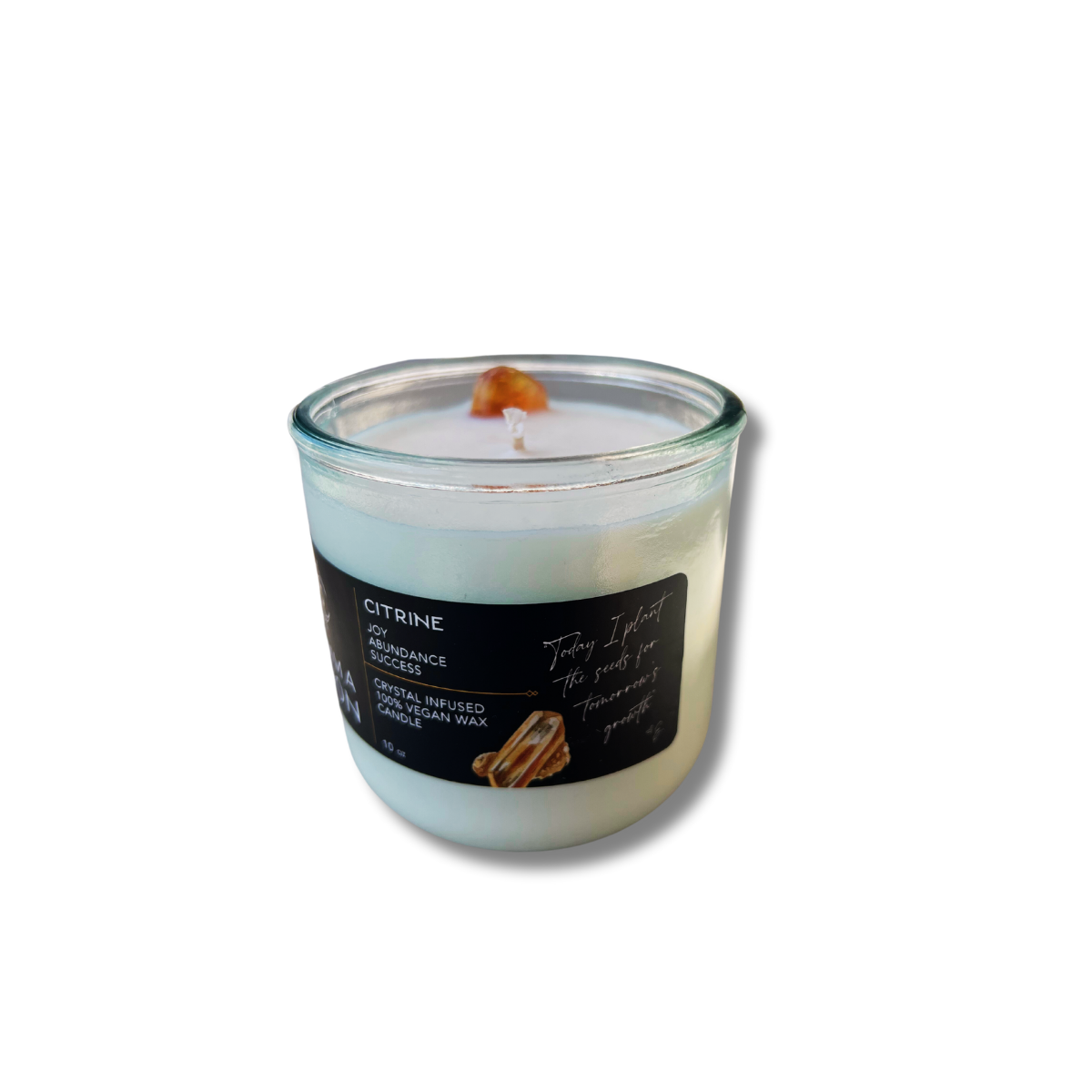 Glass Gemstone Candle