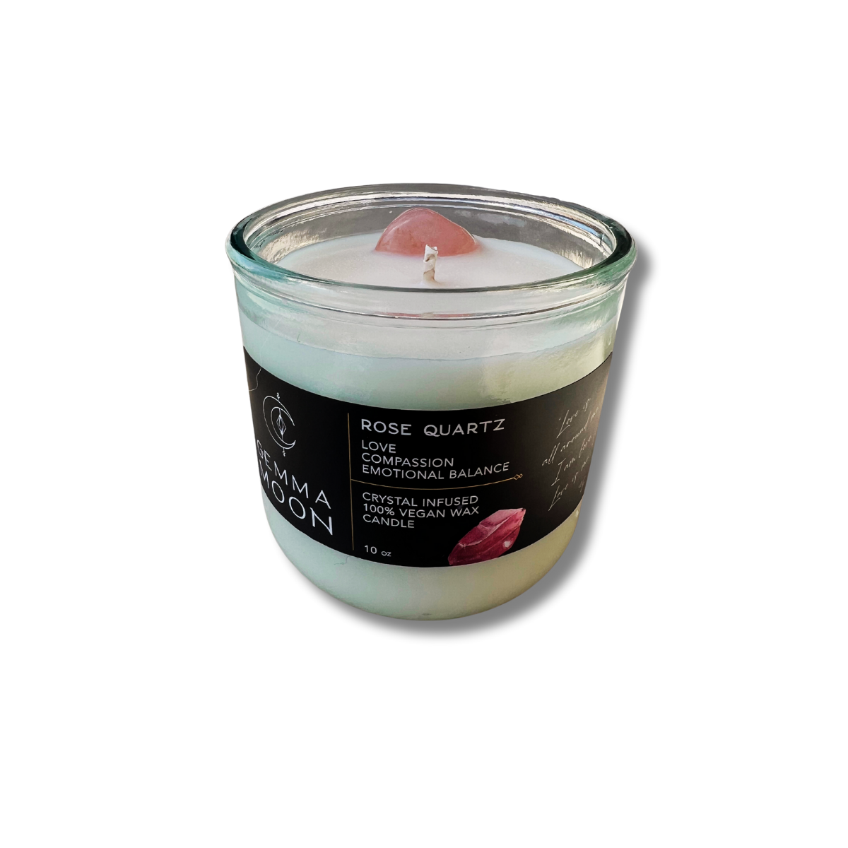 Glass Gemstone Candle